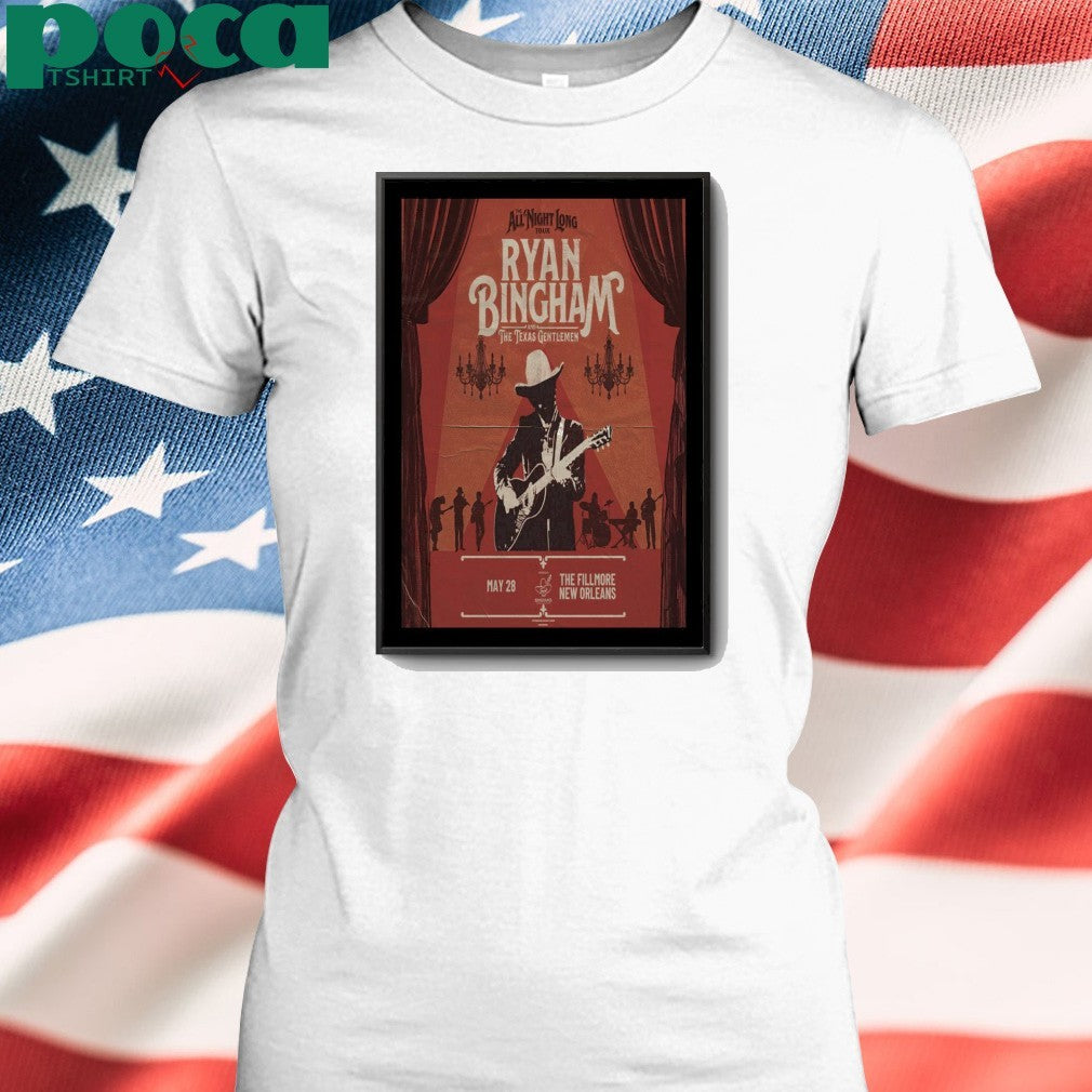 Ryan Bingham Tour The Fillmore May 28 2025 New Orleans Poster shirt