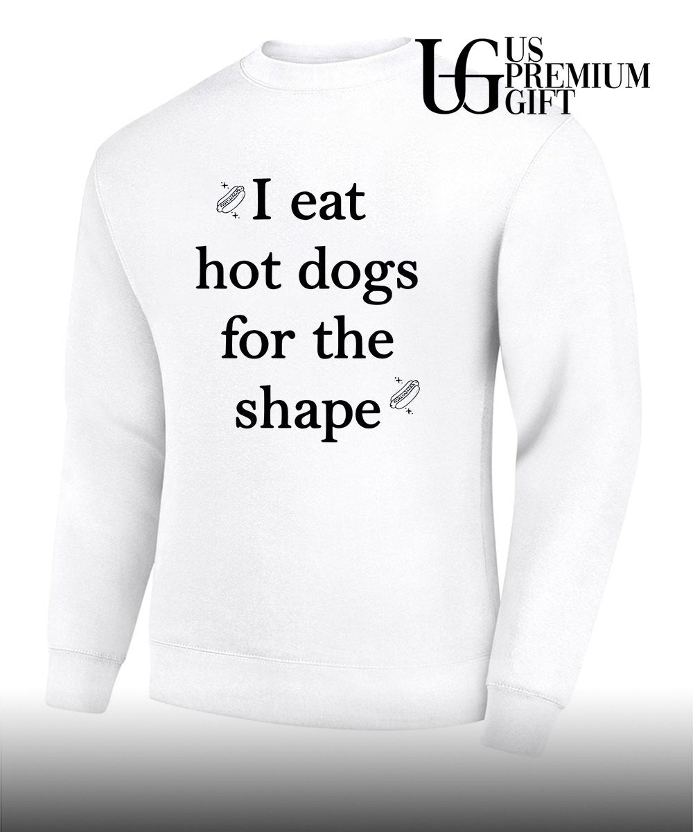 I eat hot dogs for the shape icons shirt