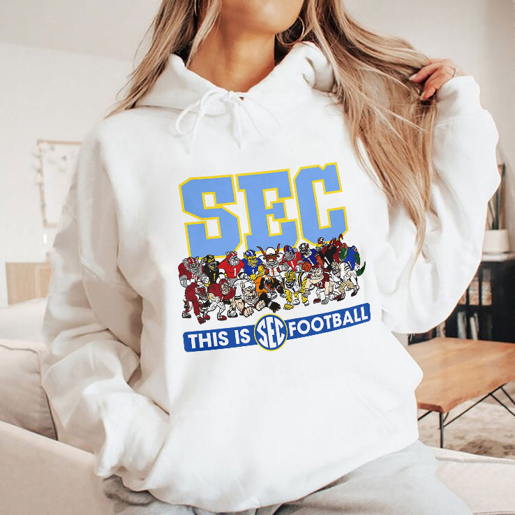SEC Mascots This Is Football T Shirt