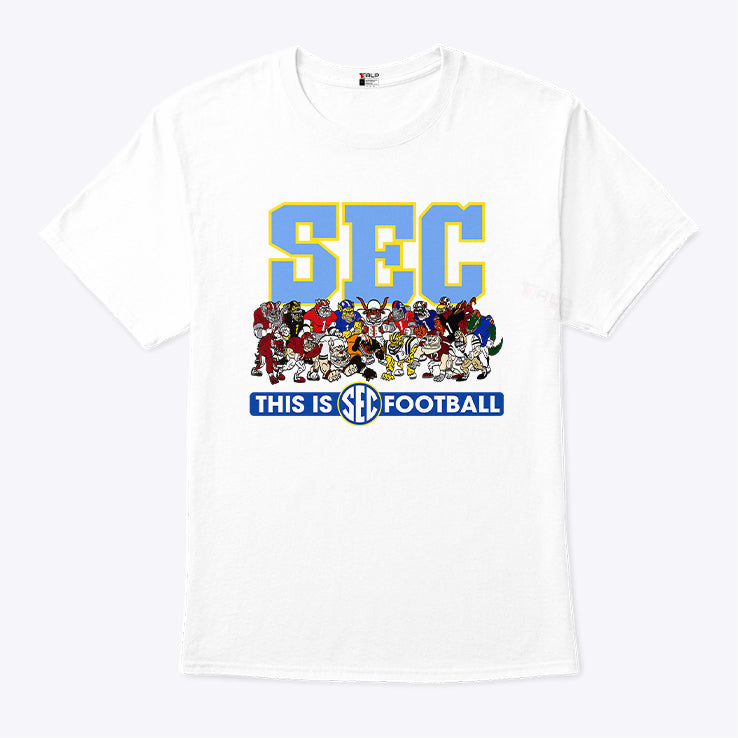 SEC Mascots This Is Football T Shirt