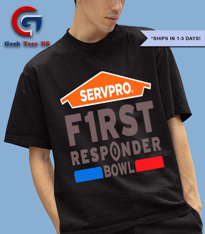 SERVPRO First Responder Bowl 2025 logo T-shirt
