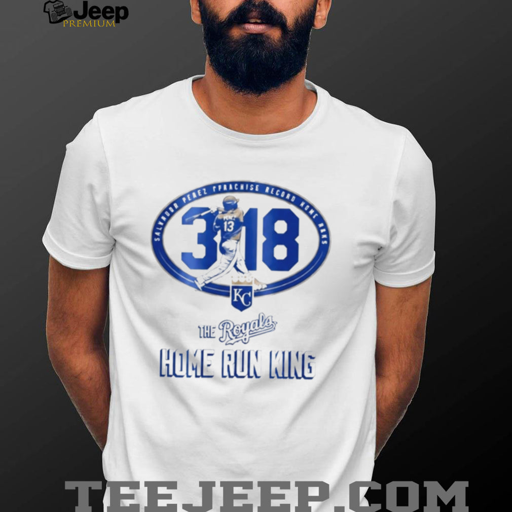 Salvador Perez Kansas City Royals Franchise Record Home Runs King shirt