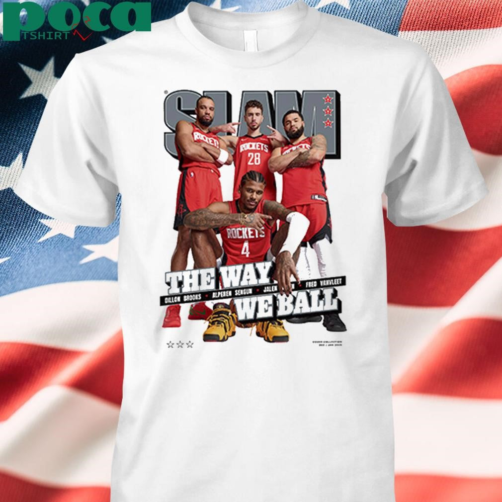 SLAM 254 Cover Tee Houston Rockets Players NBA Season T-Shirt