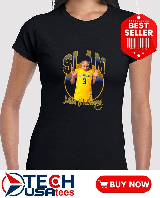 SLAM Michigan WBB Mila Holloway shirt