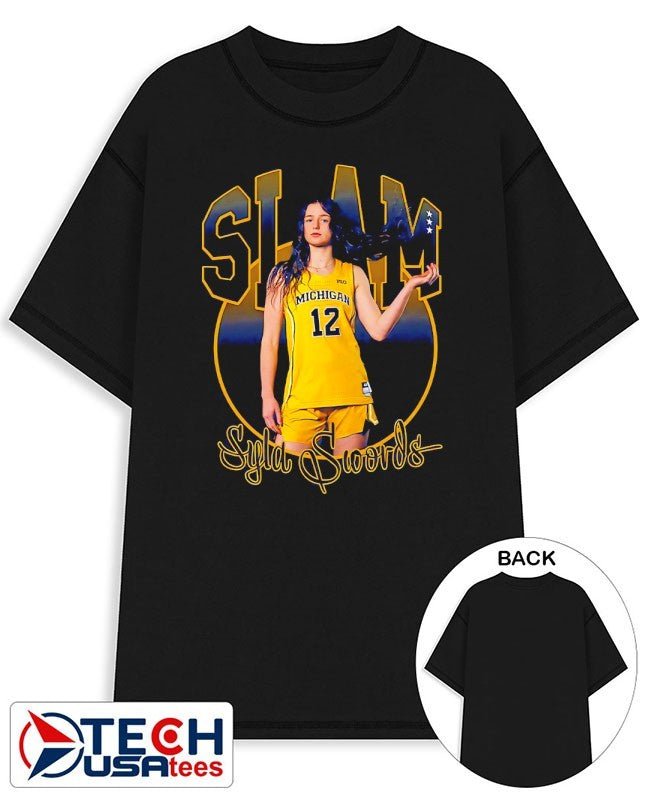 SLAM Michigan WBB Syla Swords shirt