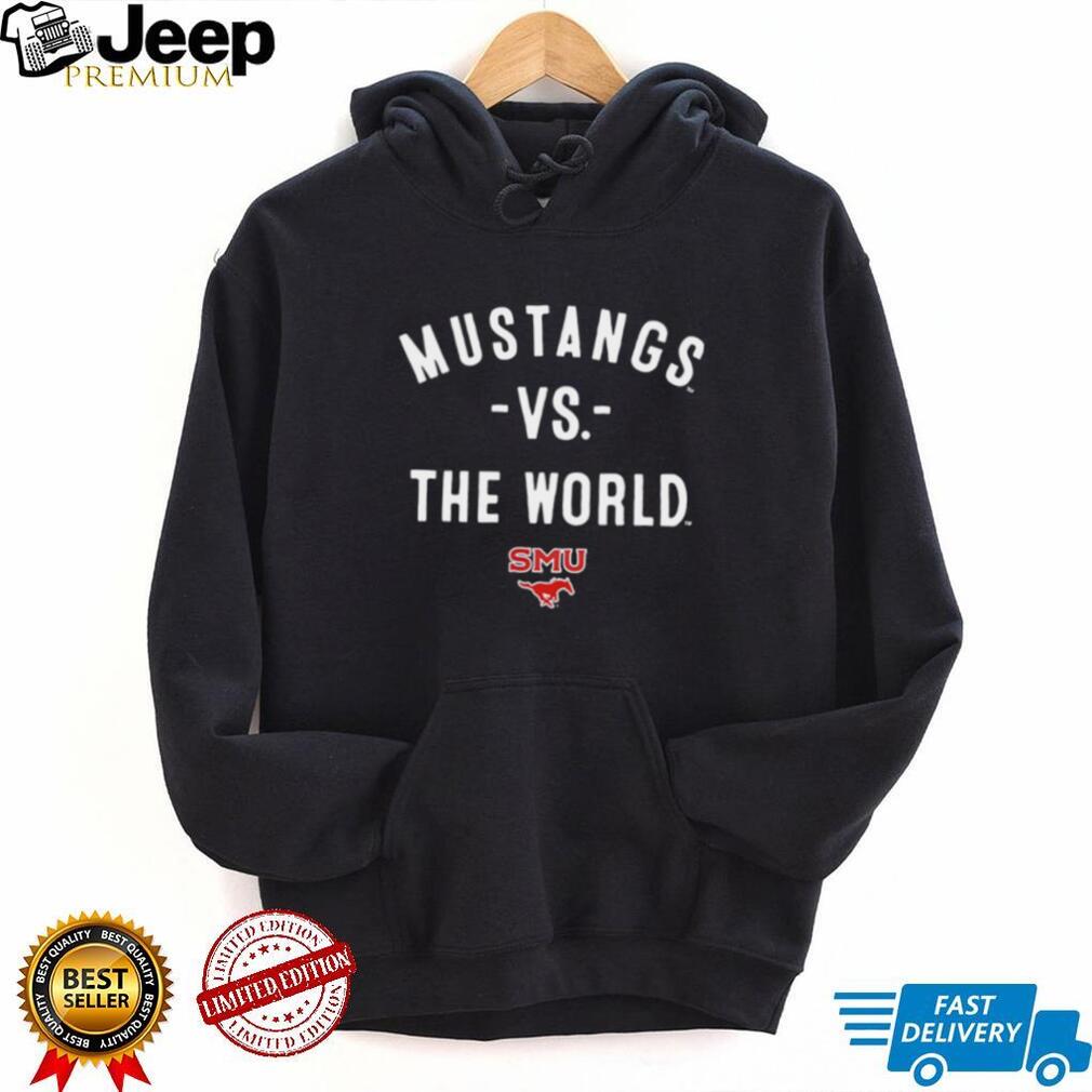 SMU Mustangs vs the World 2026 logo shirt