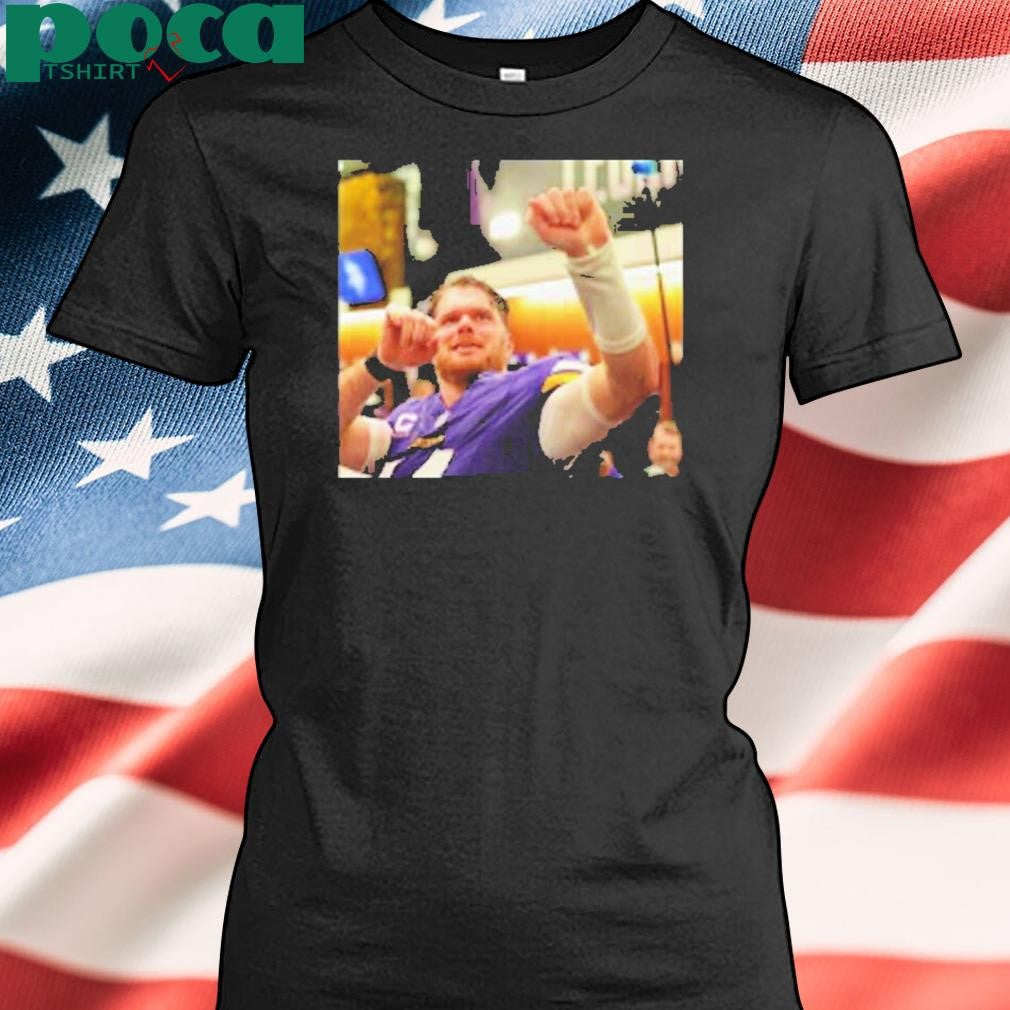 Salspice Wearing Vikings Gave Sam Darnold In Locker Room Shirt
