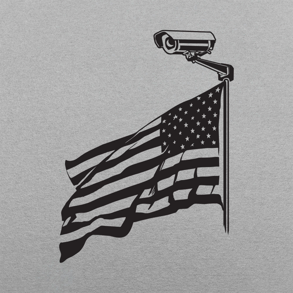Salute The Camera American Flag Surveillance Camera