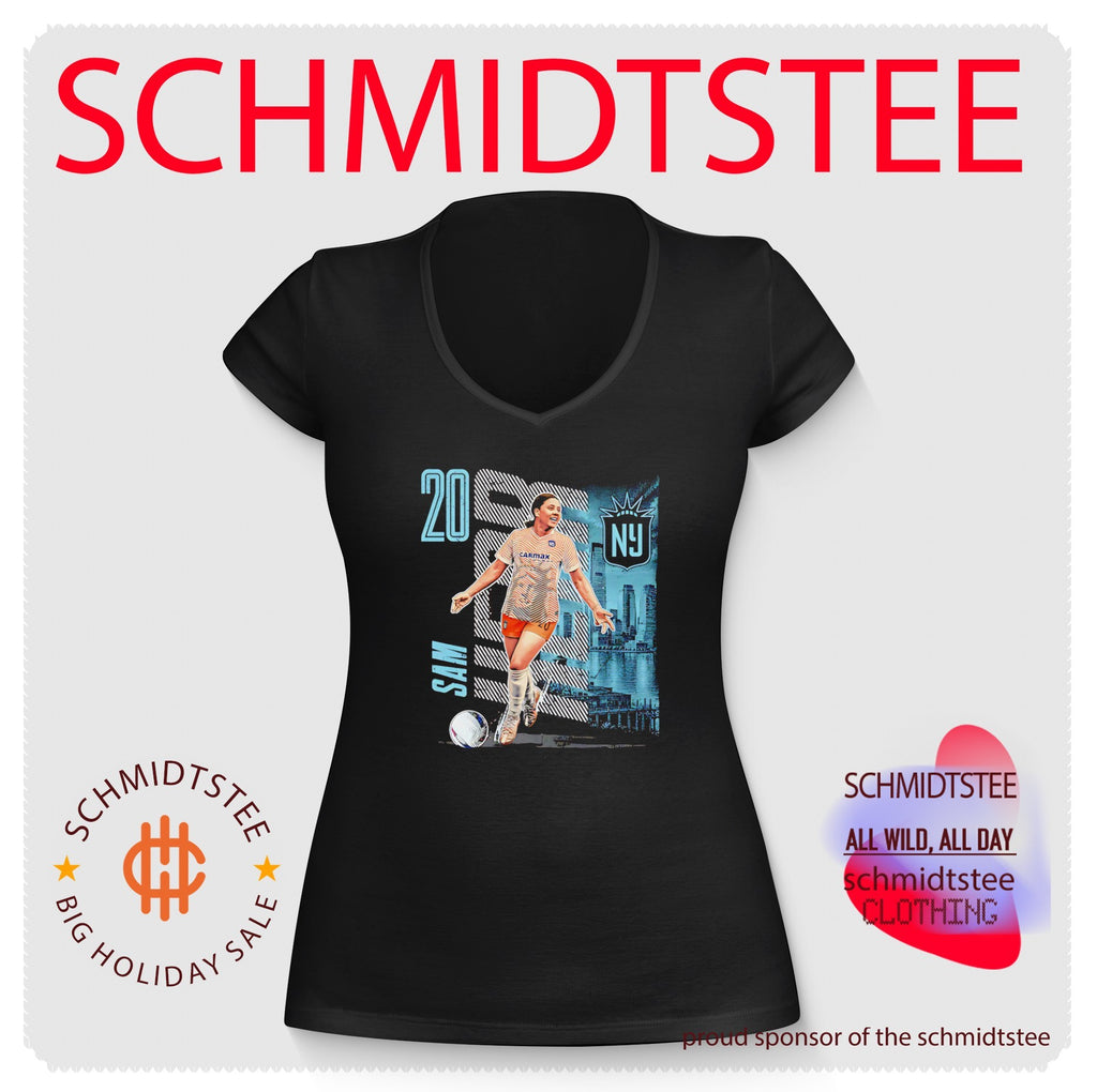 Sam Kerr Gotham FC Skyline NWSL Soccer graphic shirt