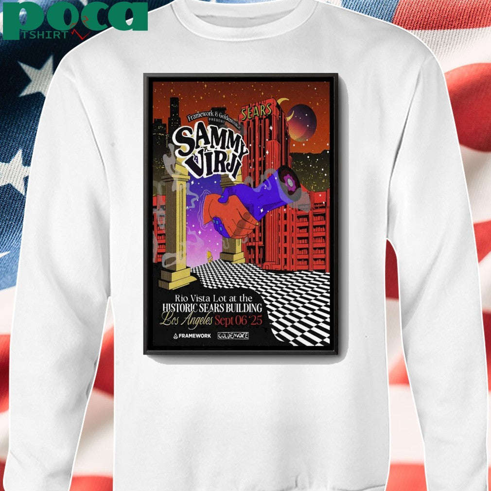 Sammy Virji 9-6-2025 Los Angeles CA Poster shirt