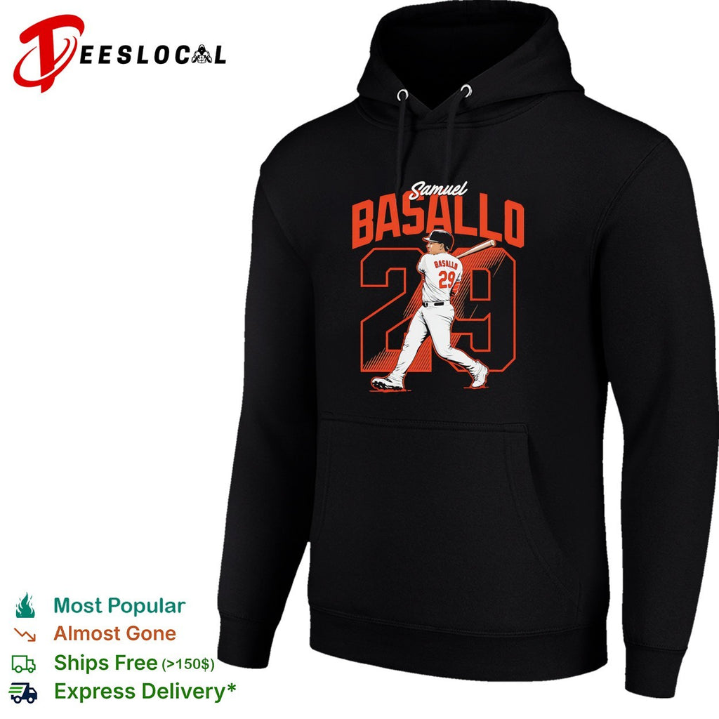Samuel Basallo baseball batting shirt