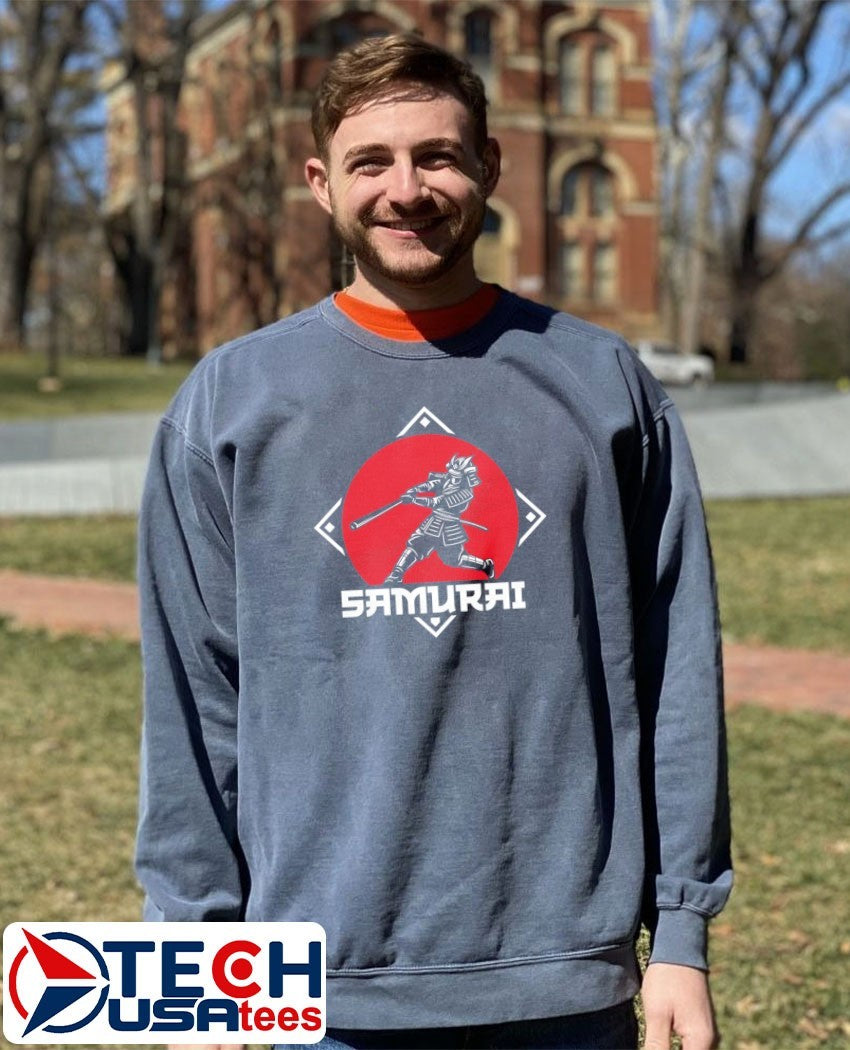 Samurai Hitter Baseball logo shirt