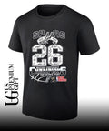 San Antonio Spurs 2025-2026 Western Conference Champions signature shirt