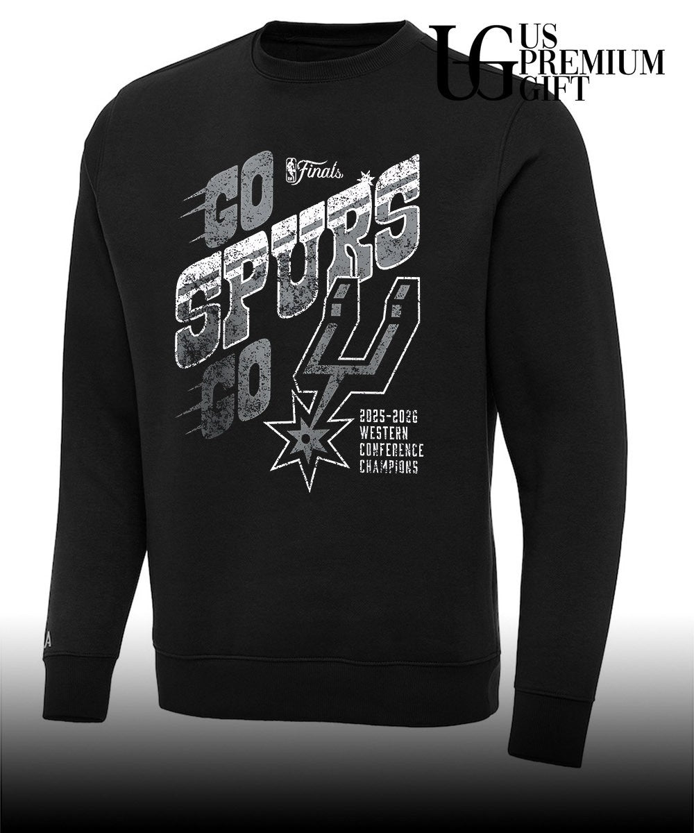 San Antonio Spurs 2026 NBA Western Conference Champions go spurs go T-shirt