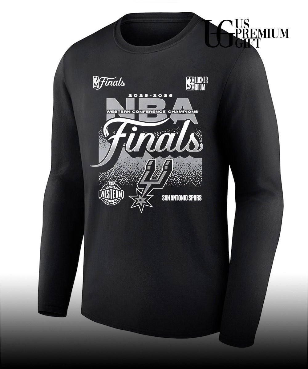 San Antonio Spurs 2026 NBA Western Conference Champions locker room T-shirt