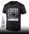 San Antonio Spurs 2026 NBA Western Conference Champions stacked block T-shirt