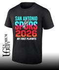 San Antonio Spurs Infant Item Of The Game 2026 Playoffs My First Playoffs shirt