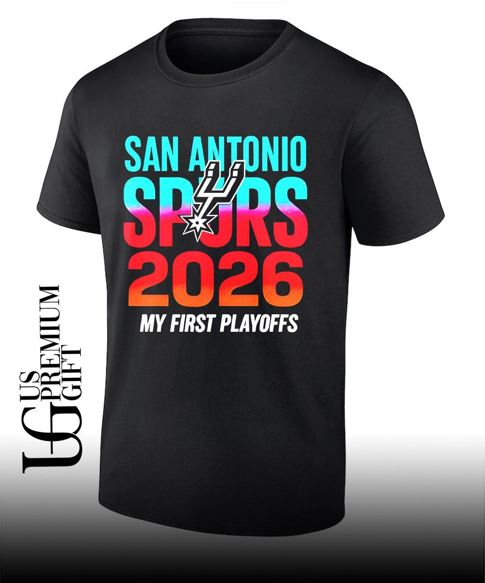 San Antonio Spurs Infant Item Of The Game 2026 Playoffs My First Playoffs shirt
