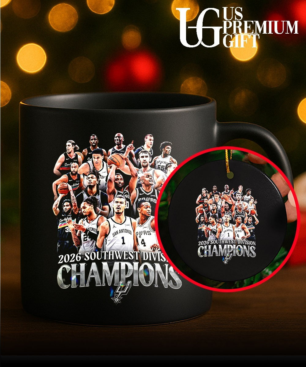 San Antonio Spurs NBA 2026 Southwest Division Champions shirt