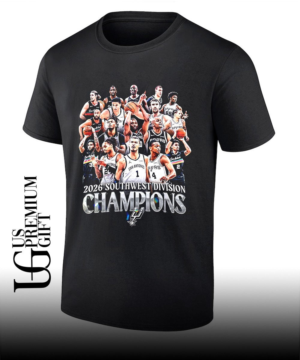 San Antonio Spurs NBA 2026 Southwest Division Champions shirt