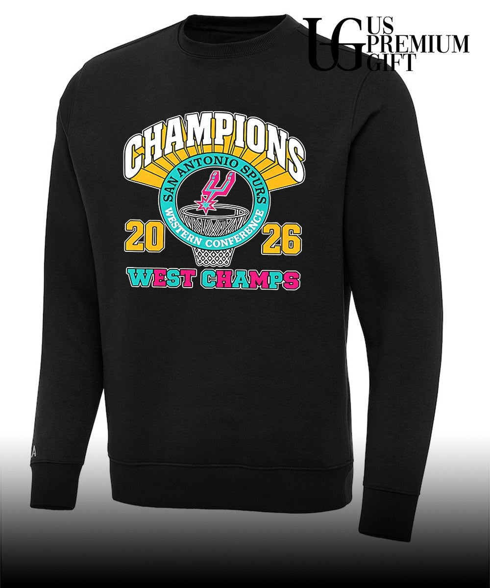 San Antonio Spurs NBA Western Conference Champions 2026 West Champs shirt