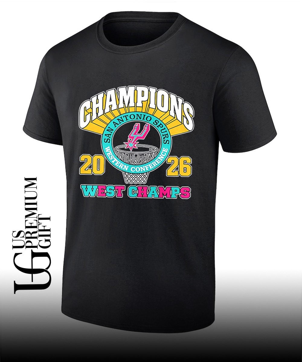 San Antonio Spurs NBA Western Conference Champions 2026 West Champs shirt