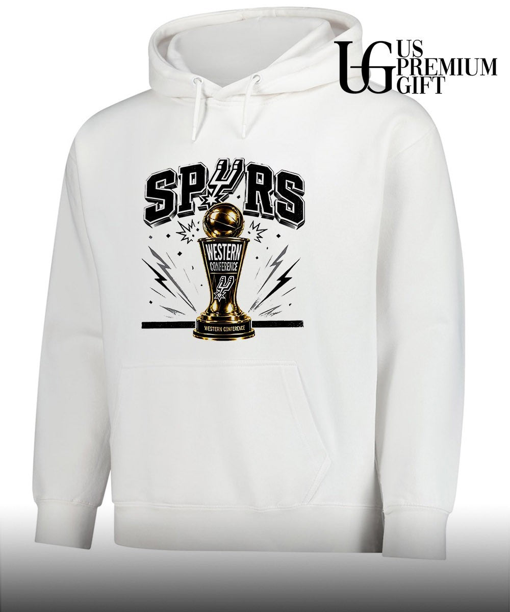 San Antonio Spurs NBA Western Conference Championship 2026 trophy shirt