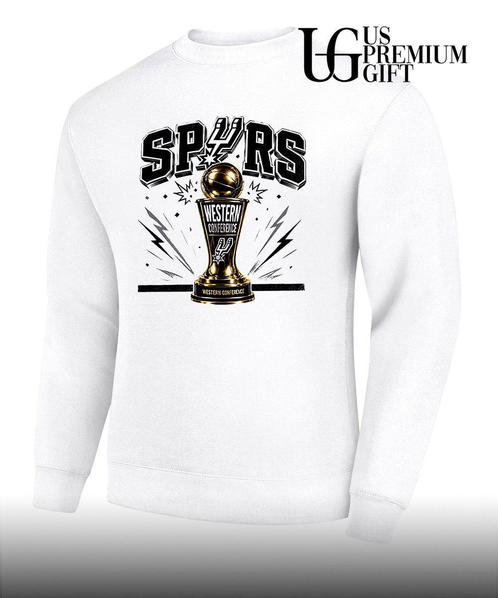 San Antonio Spurs NBA Western Conference Championship 2026 trophy shirt