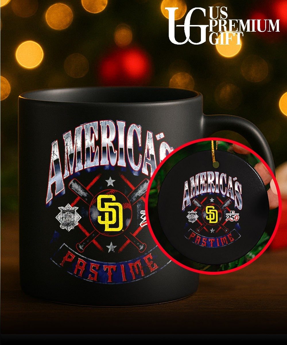 San Diego Padres baseball Americana 250th Pastime celebrating logo shirt