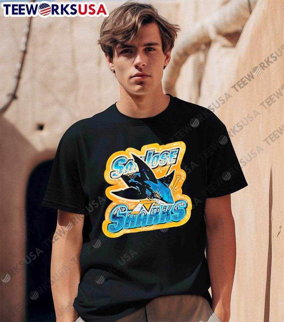San Jose Sharks Artistic Shark shirt