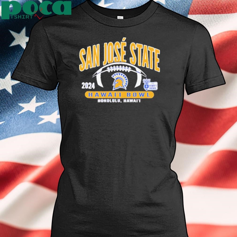 San Jose State Spartans Football 2024 Hawai’i Bowl Bound 2D T shirt