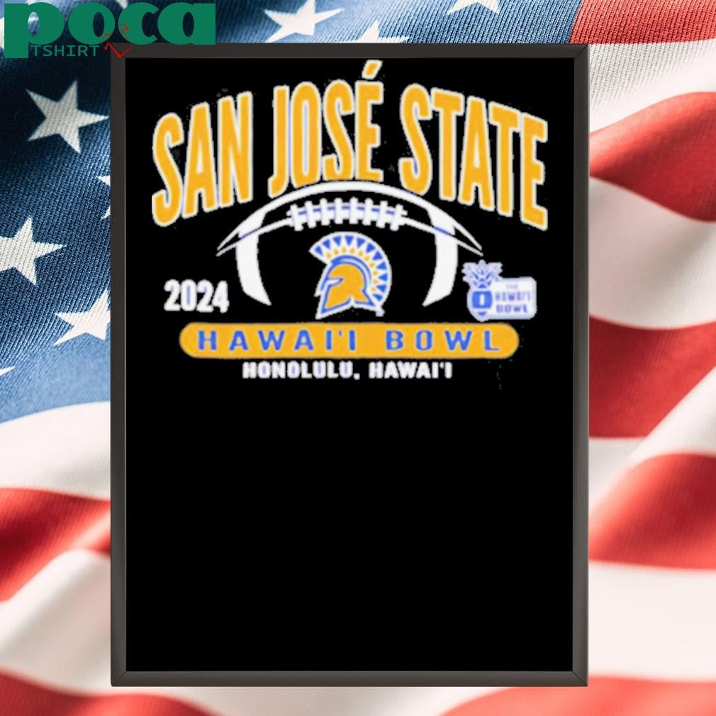 San Jose State Spartans Football 2024 Hawai’i Bowl Bound 2D T shirt