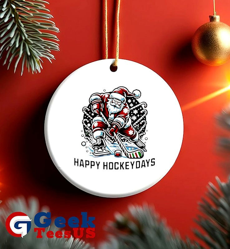 Santa Claus Happy Hockeydays Christmas shirt