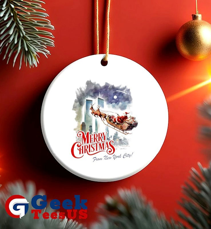 Santa Claus Merry Christmas from New York City shirt