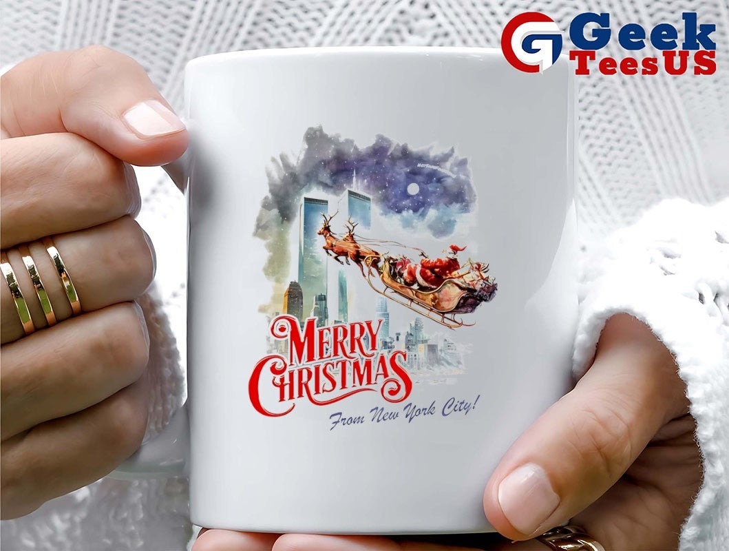 Santa Claus Merry Christmas from New York City shirt