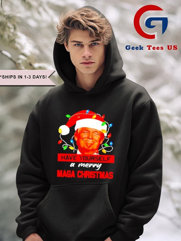 Santa Trump Have Yourself A Merry Maga Christmas shirt