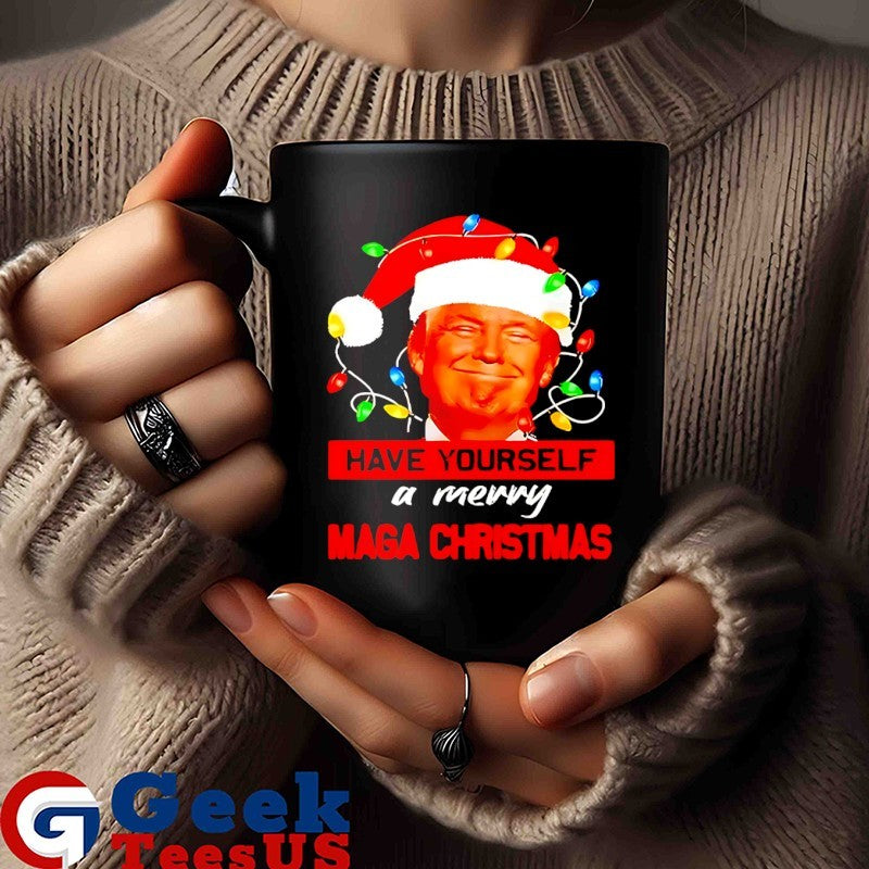 Santa Trump Have Yourself A Merry Maga Christmas shirt