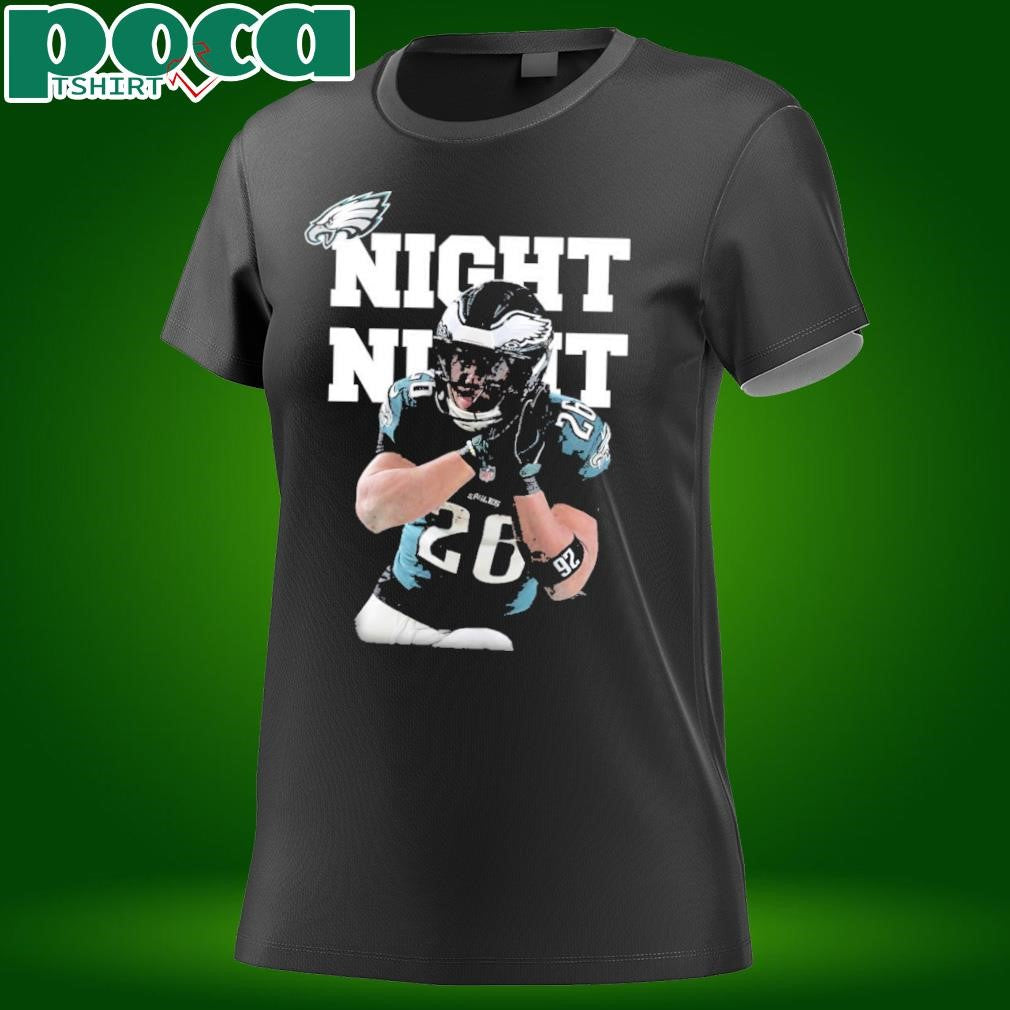 Saquon Barkley Night Night Celebration Touchdown 2024 NFC Champions Unisex T-Shirt