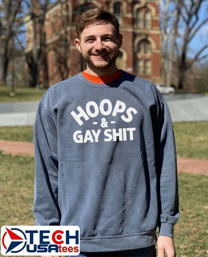 Sarah Spain hoops and gay shit shirt