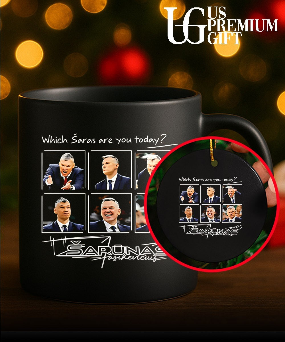 Šarūnas Jasikevičius which Šaras are you today T-shirt