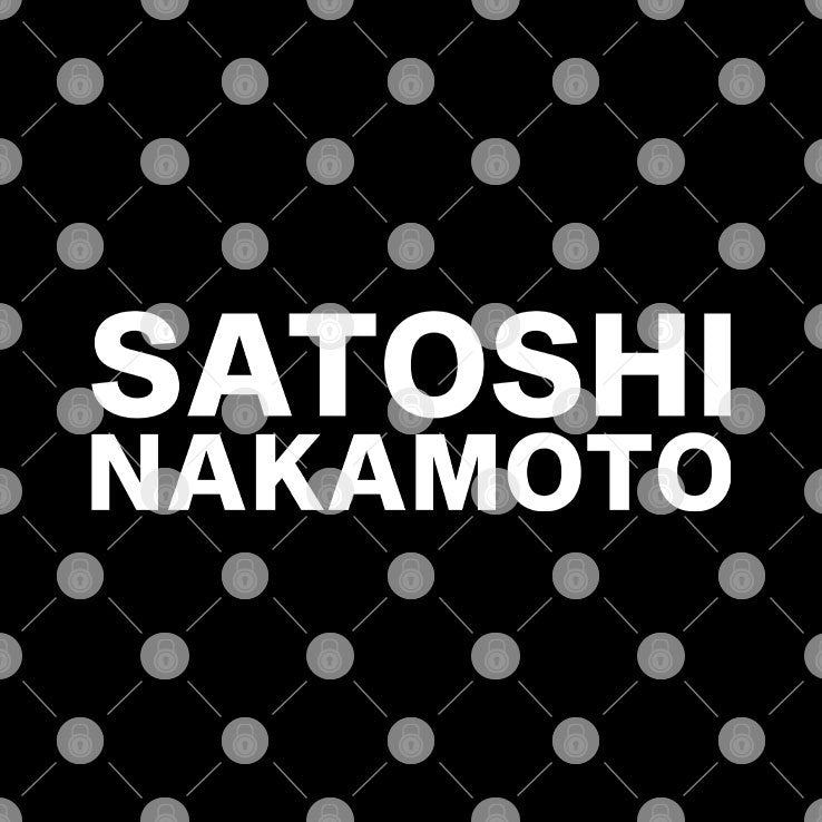Satoshi Nakamoto Bitcoin T Shirt