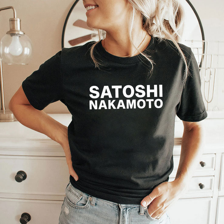 Satoshi Nakamoto Bitcoin T Shirt