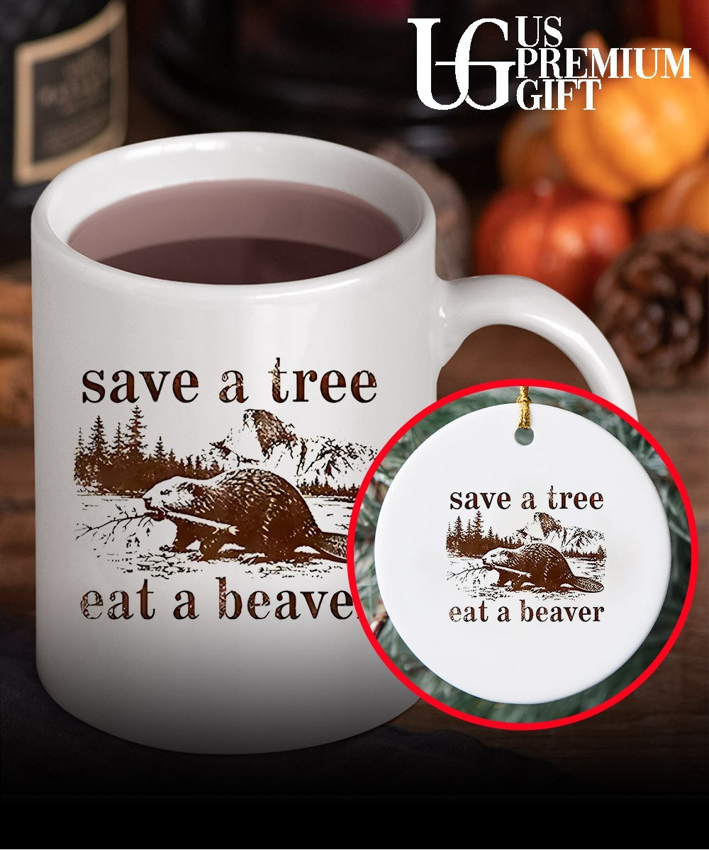 Save a tree eat a beaver shirt