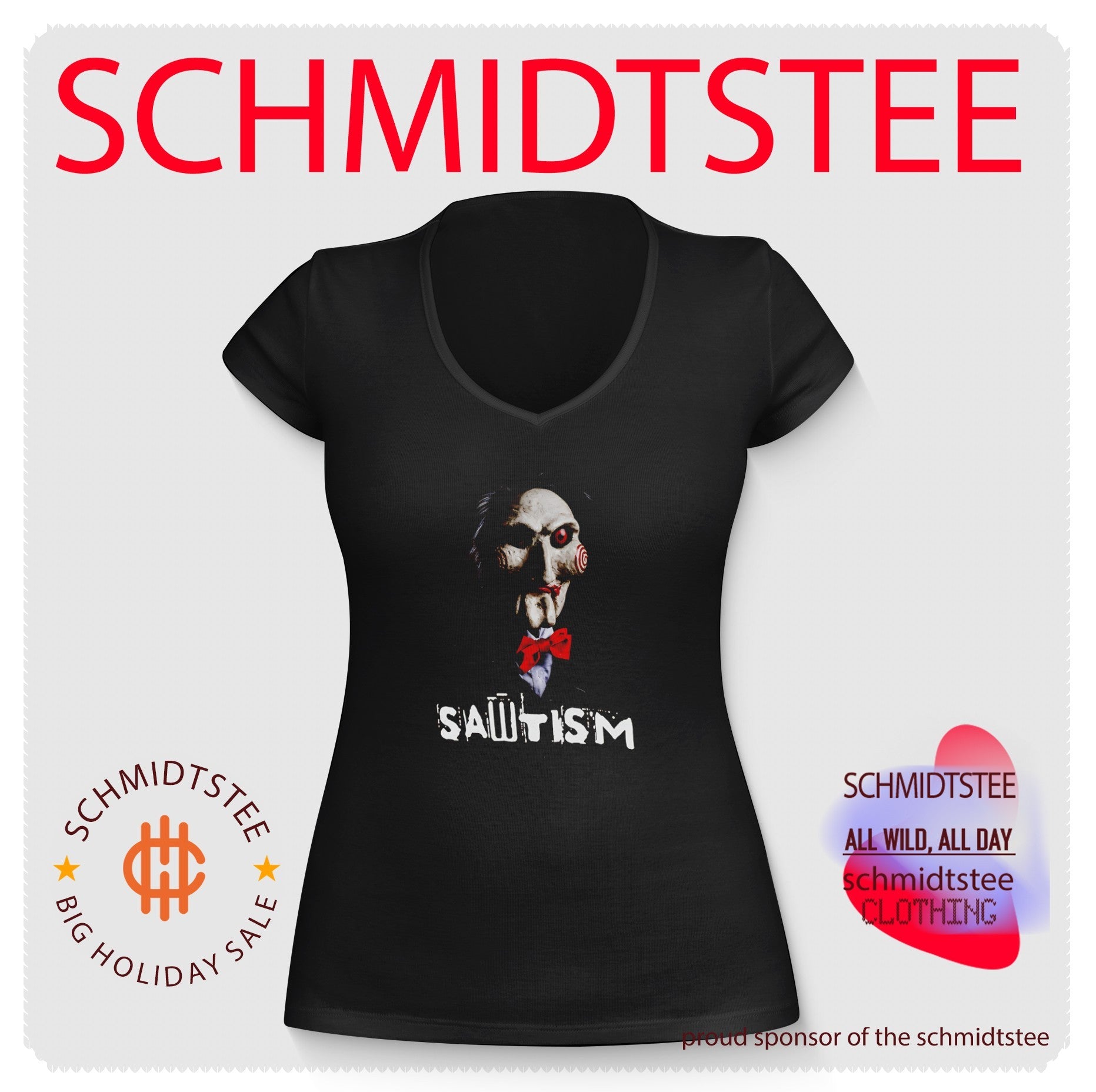 Sawtism Billy Puppet Horror Saw Jigsaw Dark Humor shirt
