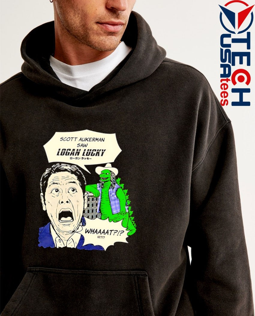 Scott Aukerman Saw Logan Lucky shirt