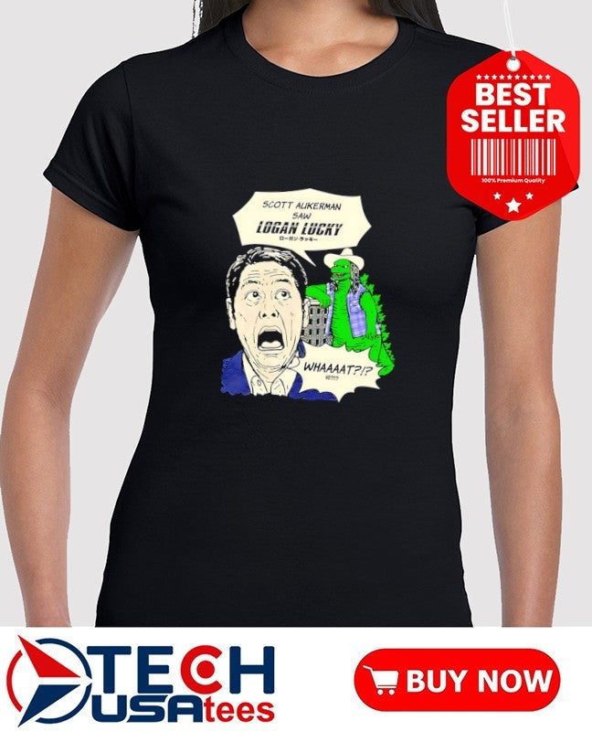Scott Aukerman Saw Logan Lucky shirt