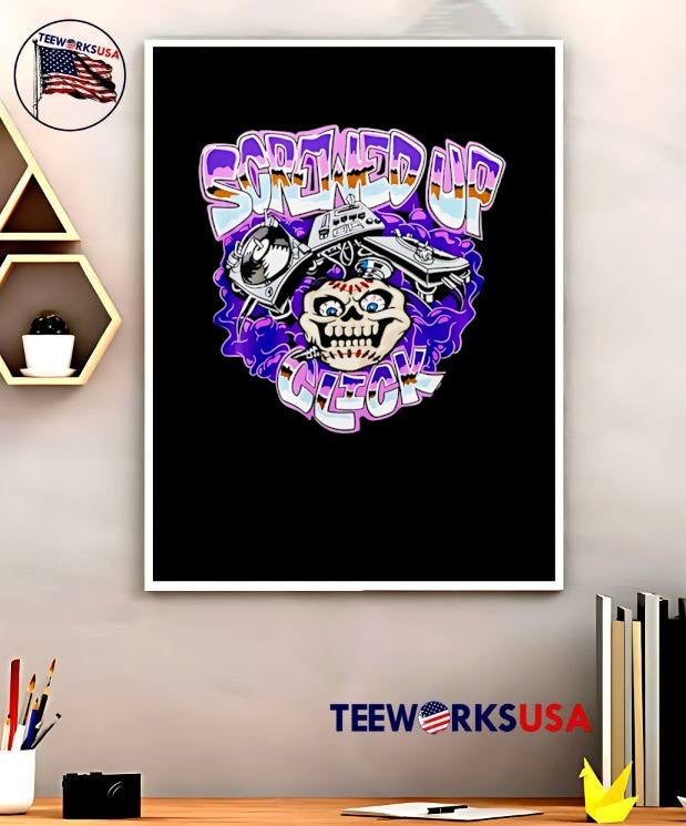 Screwed Up Click DJ Skull Graphic T-Shirt