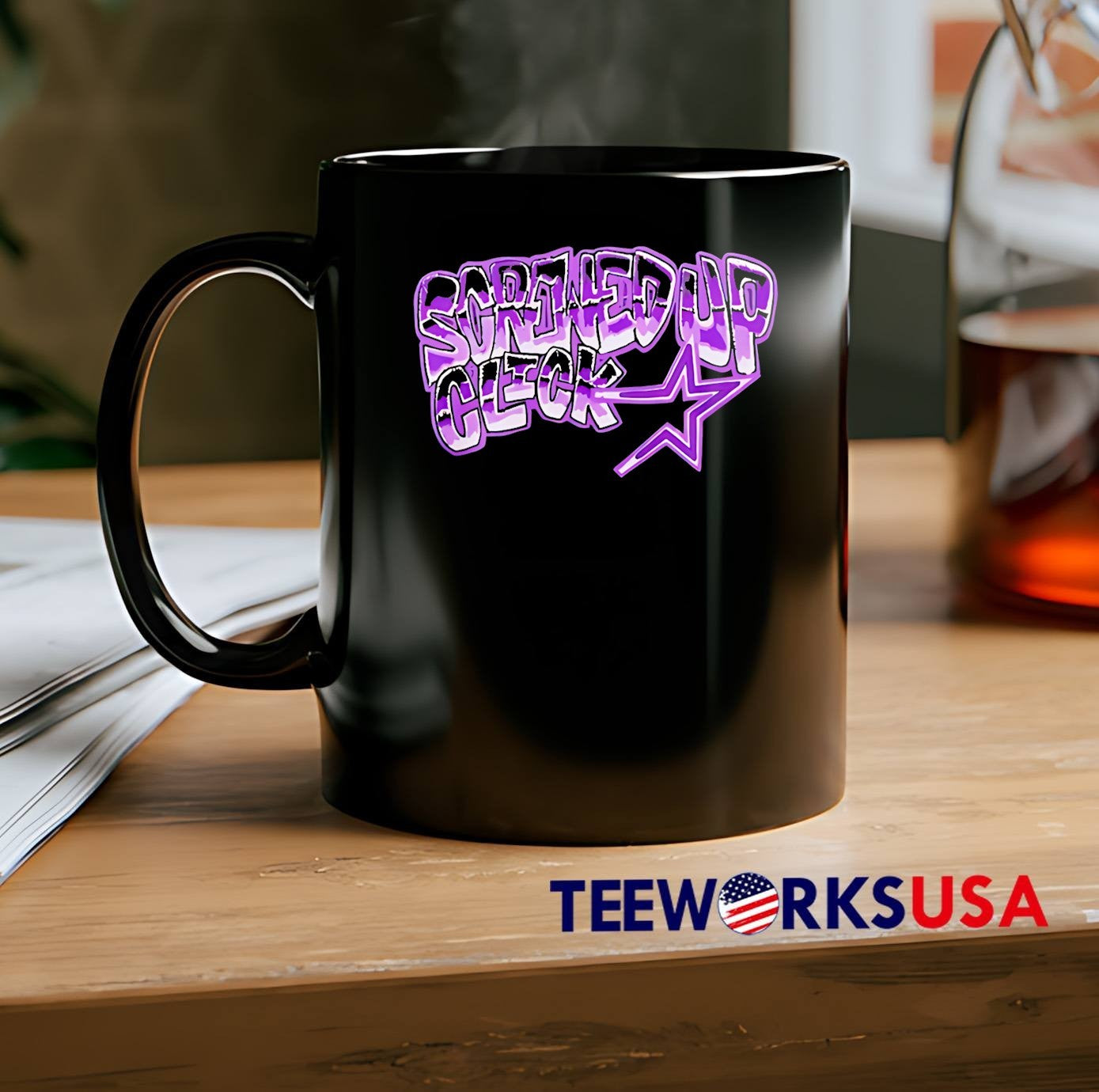 Screwed Up Click Purple Star T-Shirt