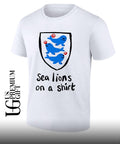 Sea Lions on a shirt England Footbal parody T-shirt