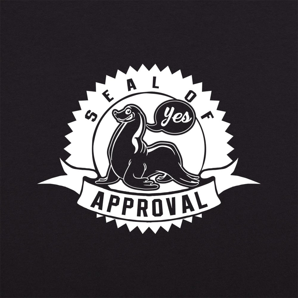 Seal Of Approval Badge with Seal Saying Yes